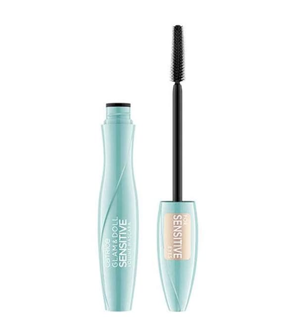 Mascara - CATRICE - Glam & Doll Sensitive Volume - Vandafvisende - Élastomère - Ultra sort