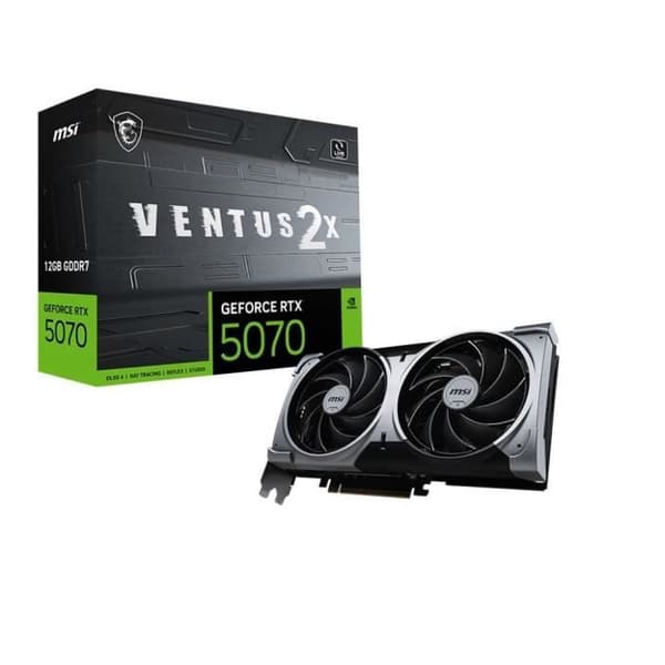 MSI - Intern grafikkort - GeForce RTX 5070 12G VENTUS 2X OC