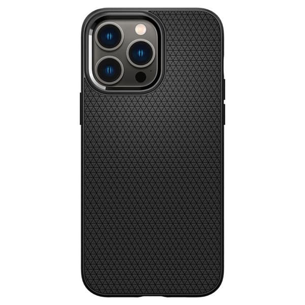 Coque - SPIGEN - Liquid Air - iPhone 14 Pro Max - Sort - Elegant og slank beskyttelse