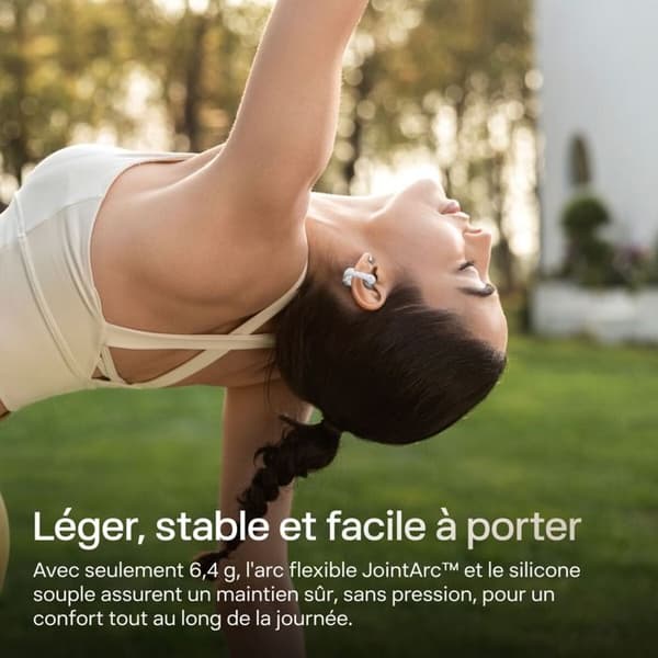 Shokz TWS ÖRONPROPPAR LUFTLEDNING ÖPPEN DOTS 2 VIT