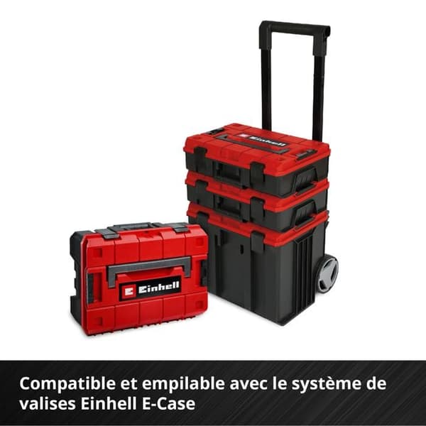 Einhell Set Verktygslåda Renovering E-Case 78 delar (Renovering, Borrmaskiner, Bits, Tänger, Spackel, E-Case System)