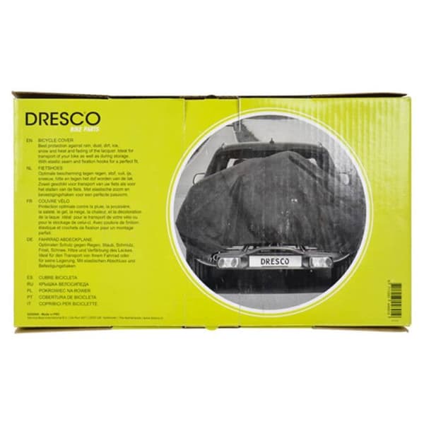 Cykelöverdrag - Dresco - 200 x 98 cm - Polyester - Svart - Optimal skydd