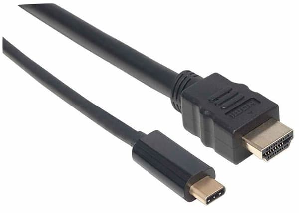 Manhattan - 151764 - USB-C til HDMI Adapterkabel - Ekstern videoadapter - USB-C 3.1 - HDMI - Sort