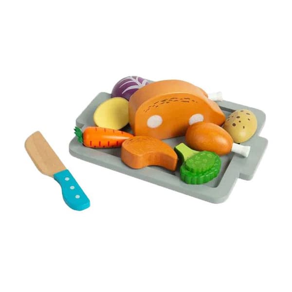 Träleksak Roast Dinner Set - kreativ rollspel