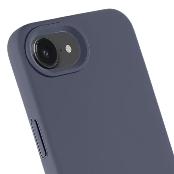MagSafe-cover til iPhone 16e i silikone, Velvet Smoothie Tactical, mørkegrå