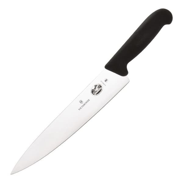 Kokkekniv - Victorinox - Blad 21,5 cm - Sort - Rustfrit stål
