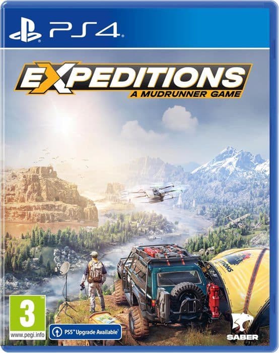 PS4-spel - Expeditions: A MudRunner Game - Importversion - Spelbart på franska - 1 spelare - Simulering