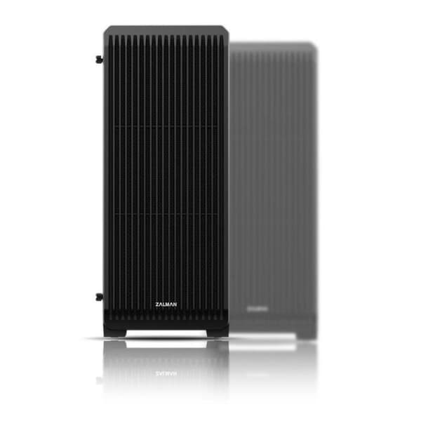 ZALMAN S2 PC CASE - Medium Tower - Sort - Transparent akryl sidedør - ATX format (S2BK)