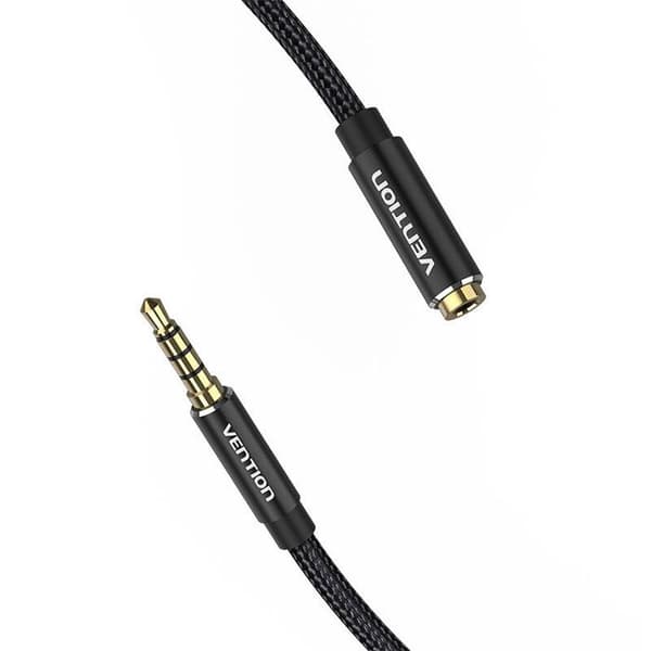 Vention TRRS 3,5 Mm Han Til 3,5 Mm Hun Kabel Til Audio Systemer 1 M