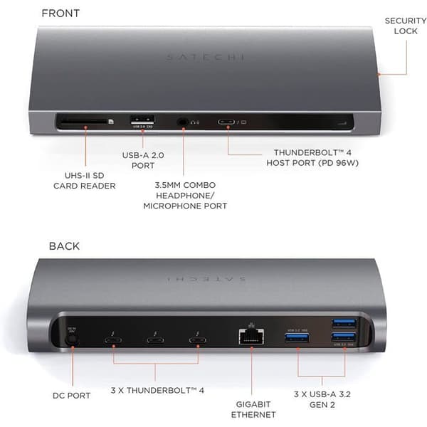 Satechi Thunderbolt 4 dockningsstation