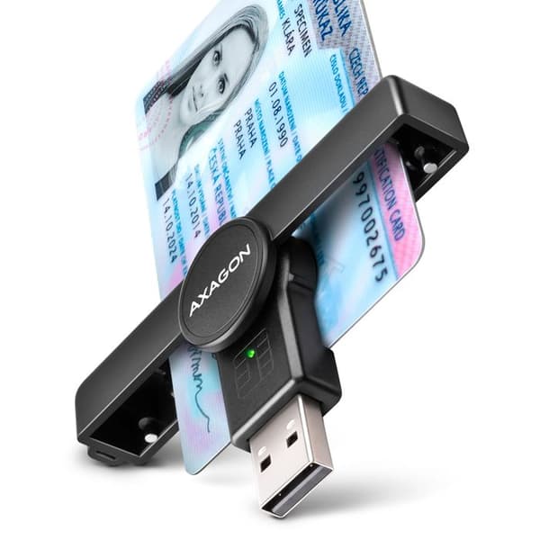 AXAGON CRE-SMPA USB Smart Card