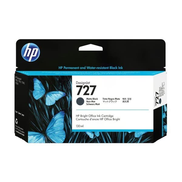 HP 727 blækpatron - Matsort - Standardkapacitet 130 ml