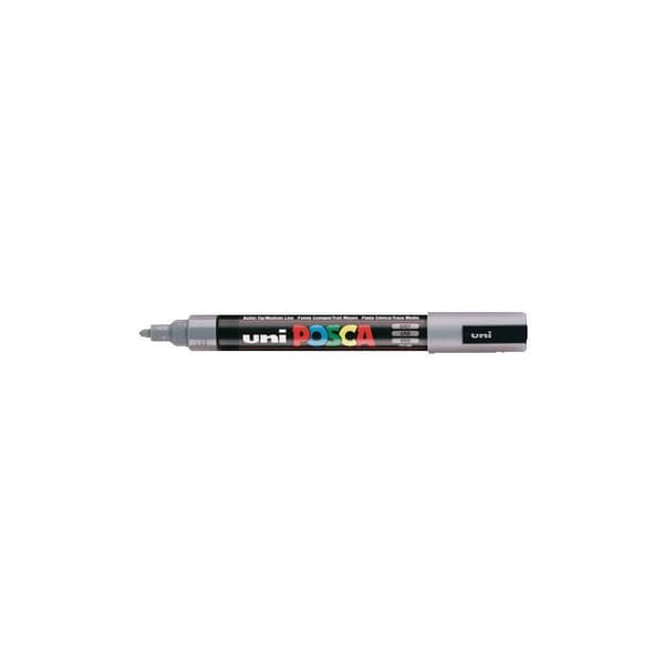 Malerpen - POSCA - Medium konisk spids - Grå - Stregbredde 1,8-2,5 mm - Vandbaseret - Til alle overflader