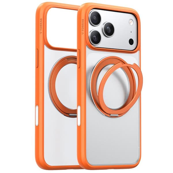 Coque Torras Ostand Pro MagSafe Serie til iPhone 17 Pro Max - Orange