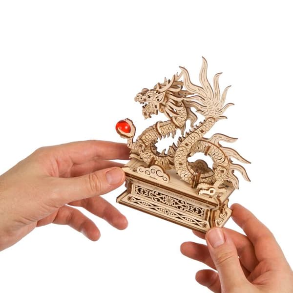 Trædrage - Ugears - 3D puslespil i træ