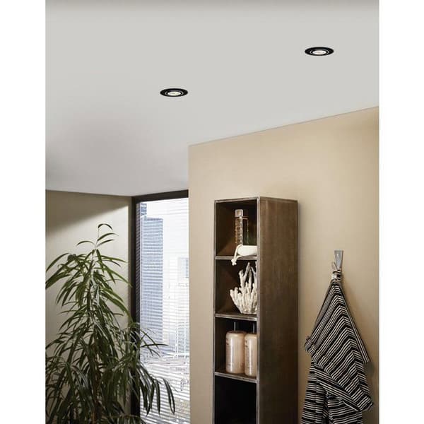Kit 1 indbygget Zigbee bluetooth spot Saliceto hvid/farver, rund sort