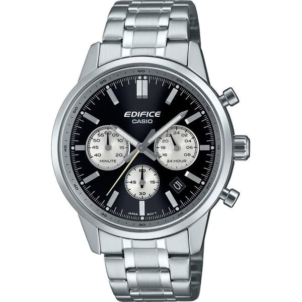 Chronografur - Casio - EFR-575D-1AEF - 40mm - Vandtæthed 10ATM - Sort urskive