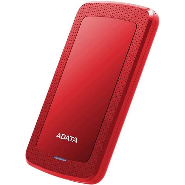 ADATA HV300 bärbar extern hårddisk - 2 TB - USB 3.1 - AES 256 bitar - Röd