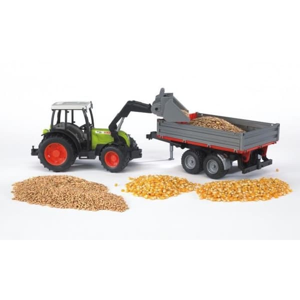BRUDER Claas Nectis 267F traktor med vippevogn - 65,5 cm