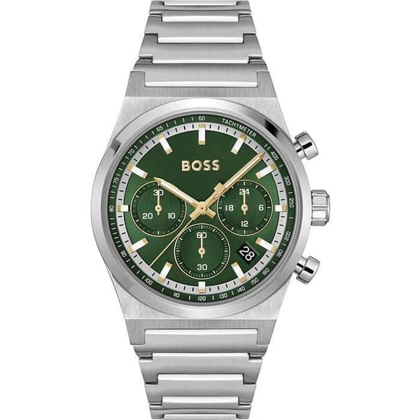 Klocka - Grön Stål - Hugo Boss - 1514220