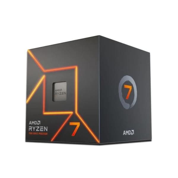 Processor - AMD - Ryzen 7 7700 - Socket AM5 - 8 kerner/16 tråde - 3.8 GHz (boost 5.3 GHz)