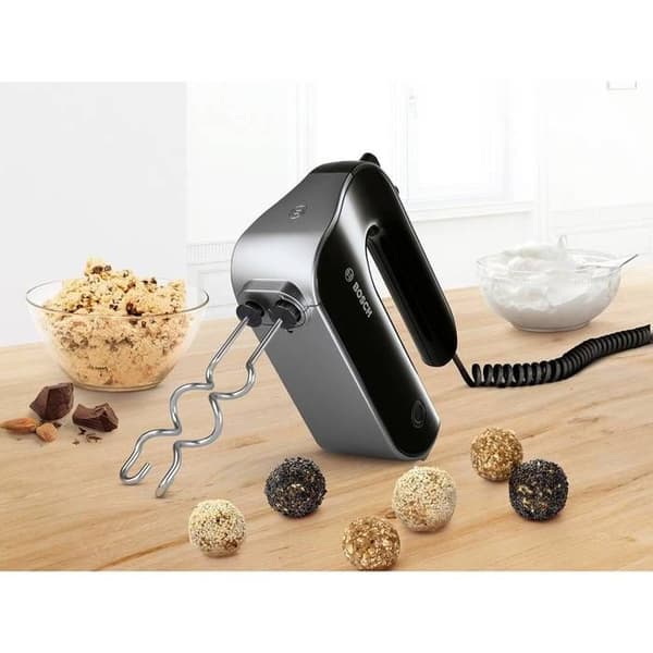 Håndmixer - Bosch - MFQ4980B - 850 W - 5 hastigheder - Farve sort, sølv