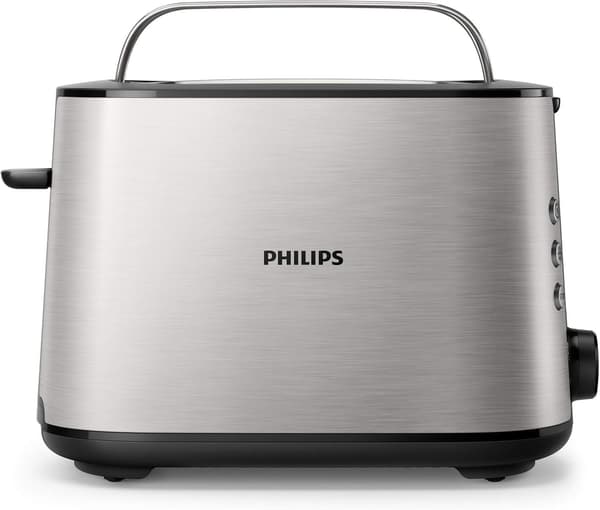 Brødrister - PHILIPS - HD2650/90 - Metal Samling - 2 slids - 950W - Rustfrit stål