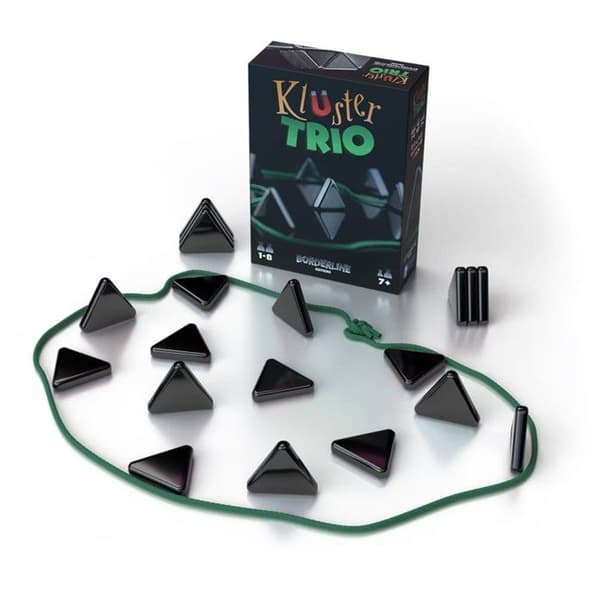 Färdighetsspel - BORDERLINE EDITIONS - Kluster Trio - Triangulära magneter - Från 7 år