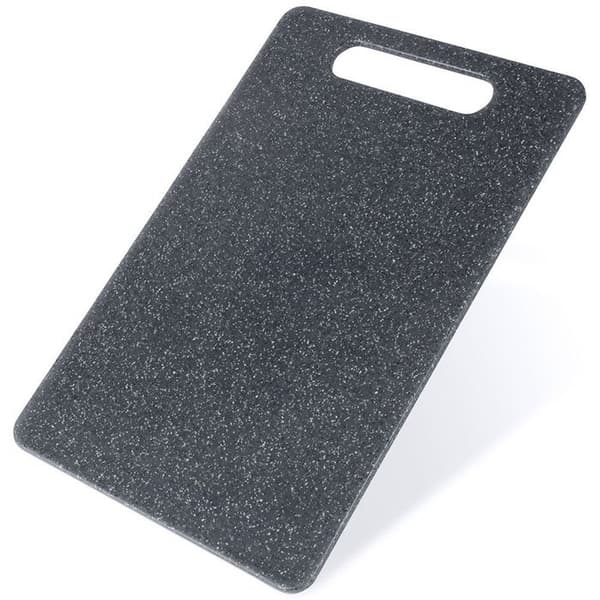 Plastskärbräda - ORION - 37x24 cm - Grå - Granitimitation - Diskmaskinssäker