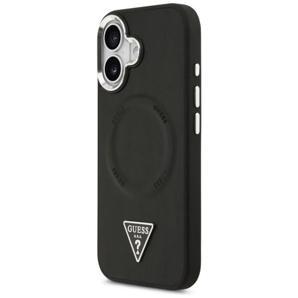 Guess Hardcase Triangle Logo MagSafe til iPhone 17 - Sort