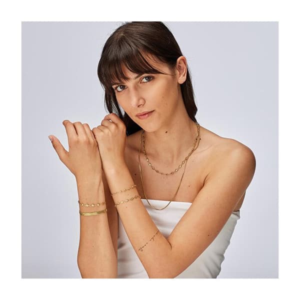 Collier - Stål Guld - Sagapò - SHK91