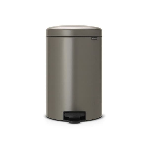 Newicon 20 l pedalspand platinum Code D - Brabantia