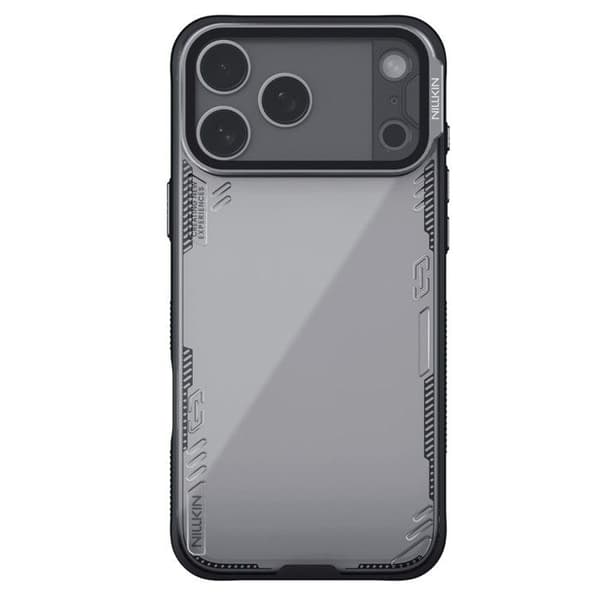 Cover til iPhone 17 Pro Max - TPU+PC, Transparent, Med Støtte