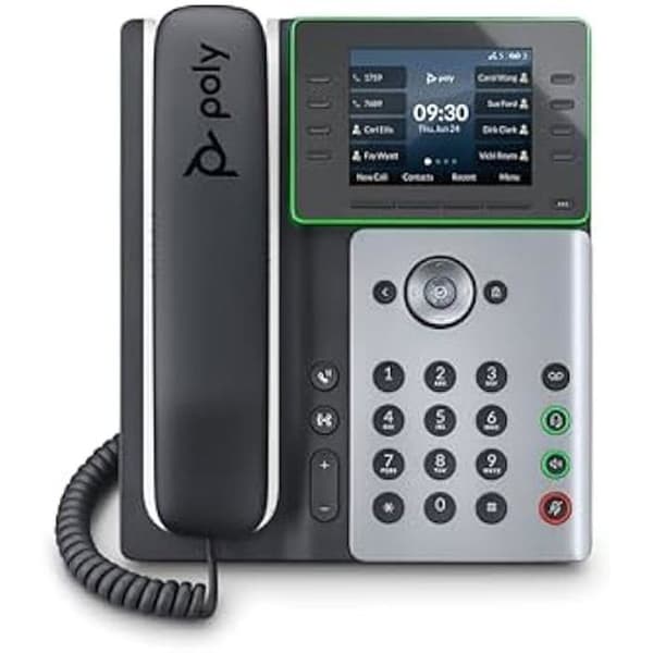 IP-telefon - HP - POLY Edge E300 - 8 linjer - Sort - Caller ID - PoE