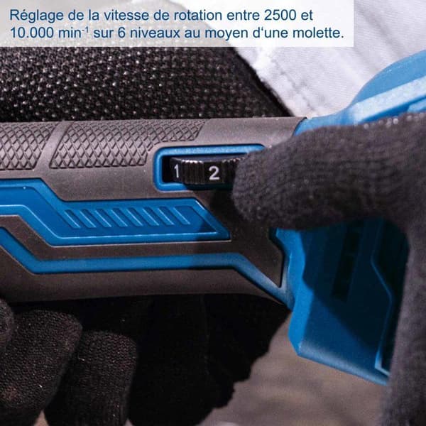 Trådlös vinkelslip C-AG125-X - SET L