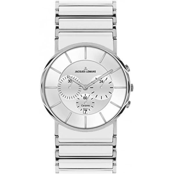 Jacques Lemans 26348 Klocka Herr Analogisk Armband Keramik