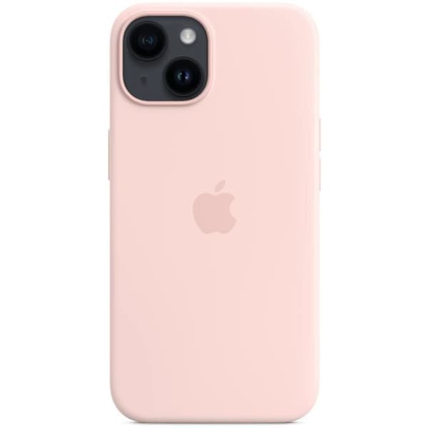 APPLE iPhone 14 silikonfodral Chalk Pink