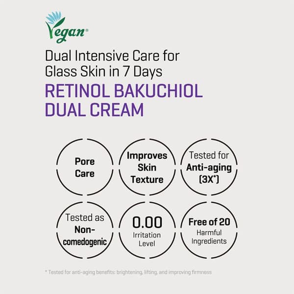 SOME BY MI Retinol Bakuchiol Dual Cream 50 ml - Anti-aging ansiktskräm