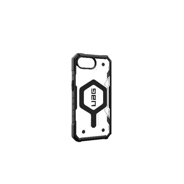 Gennemsigtig Etui - UAG - Pathfinder - iPhone 16e - MagSafe - Grå-Sort - Fleksibel