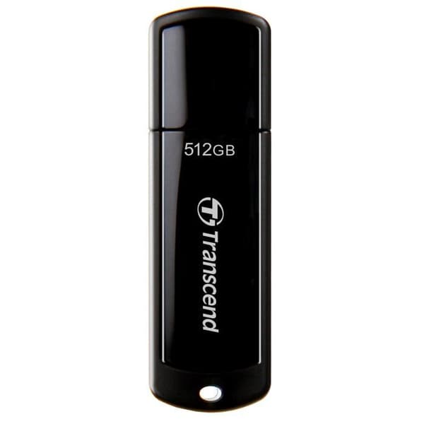 USB-nøgle - TRANSCEND - JETFLASH 700 - 512 GB - USB 3.1 Gen 1 - 100 MB/s - Sort