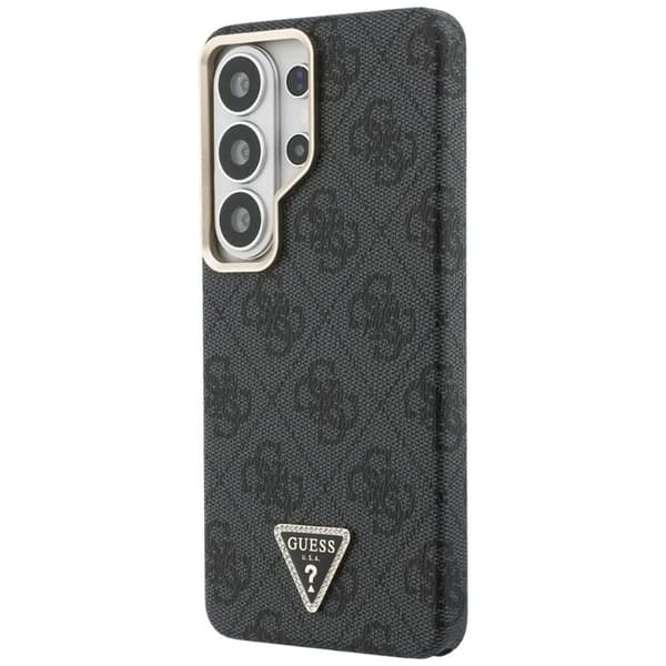 Coque Guess 4G Triangle Logo MagSafe til Samsung Galaxy S26 Ultra - Sort