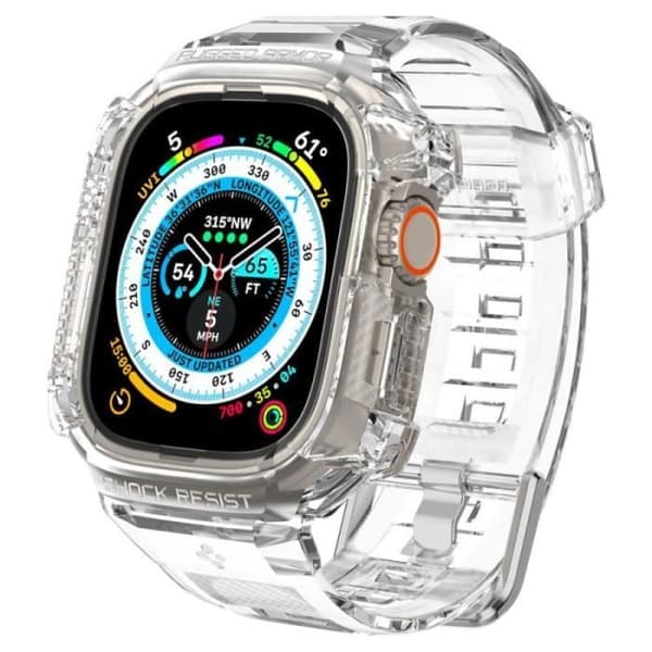 Coque - SPIGEN - Rugged Armor Pro - Transparent - Fleksibel - Beskyttelse mod ridser