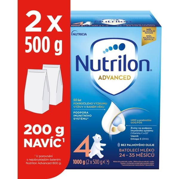 Nutrilon 4 Advanced mjölk för småbarn 1 kg, 24
