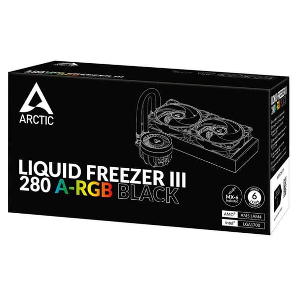 Vandkølingssæt til processor Arctic Liquid Freezer III RGB