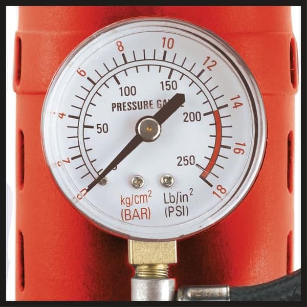 Einhell Bilkompressor CC-AC 12V (12V, Tryk: 18 bar, Indbygget manometer) Leveres med 3 adaptere