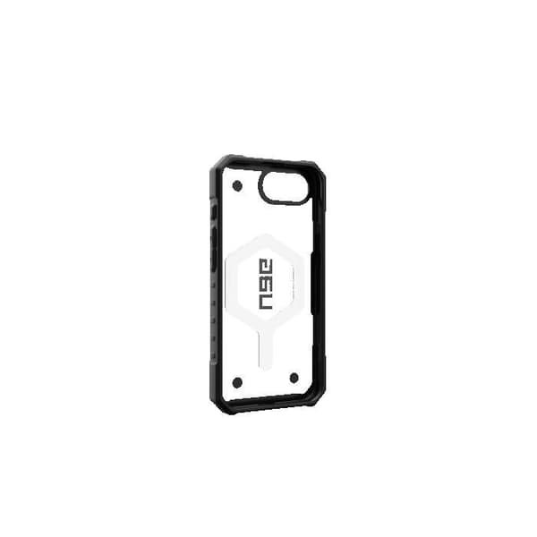 Gennemsigtig Etui - UAG - Pathfinder - iPhone 16e - MagSafe - Grå-Sort - Fleksibel