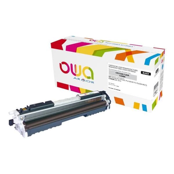 ARMOR tonerpatron til HP LaserJet Pro CP1025 - Sort - 1200P