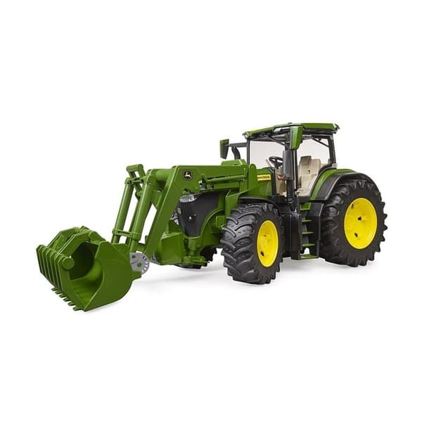 John Deere 7R med frontlastare