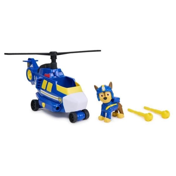 SPIN MASTERVEHIKEL + FIGUR FIGURCHASE LUFTREDNING La Pat' Patrouille