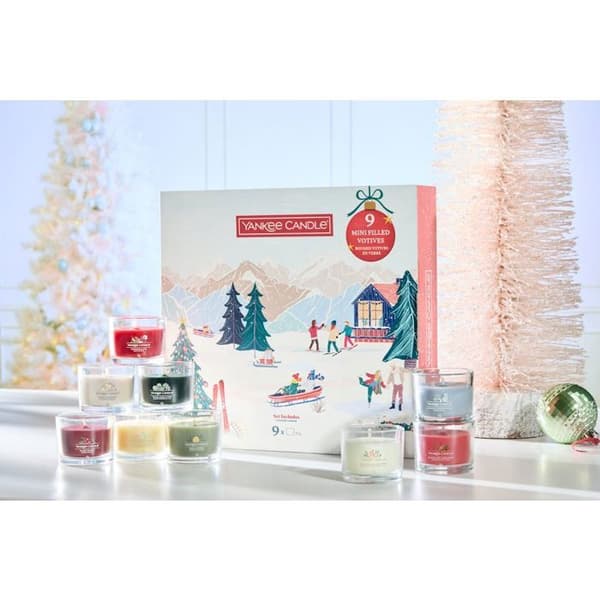 YANKEE CANDLE Presentförpackning bok 9 mini ljus i glas